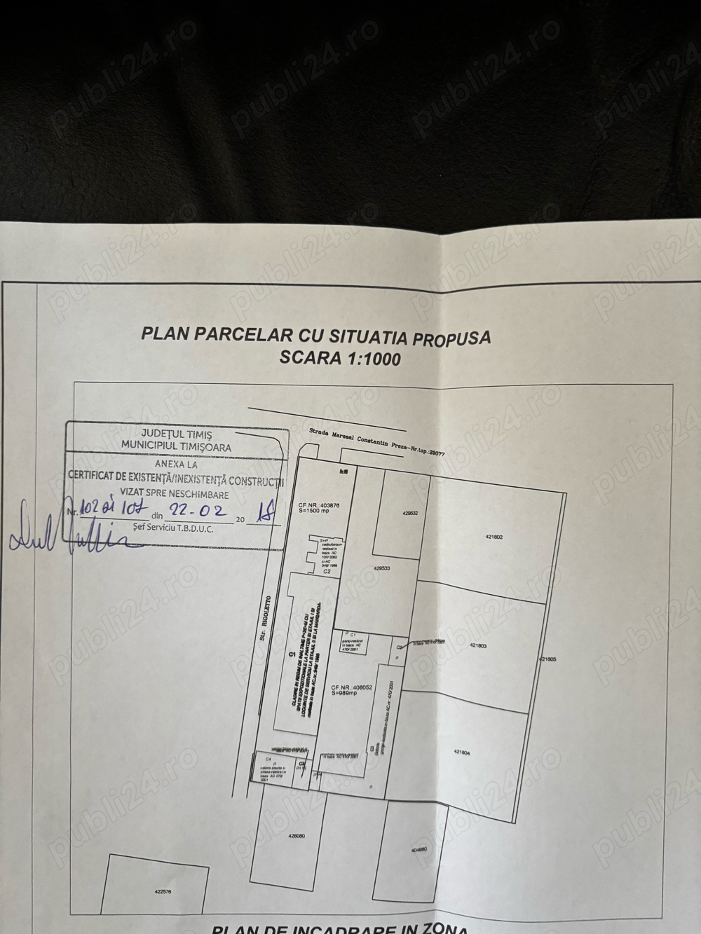 Vand spatii comerciale si alte destinatii