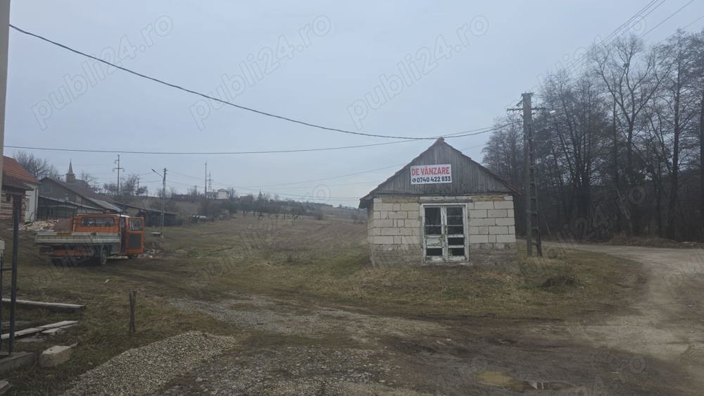 Teren de vanzare + casa in comuna Bratca, sat Valea Crisului