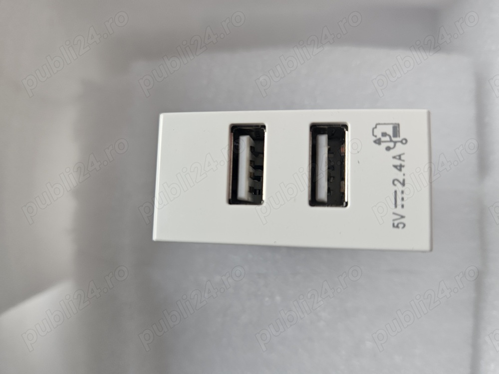 Priza USB  2.4A 5V Vimar Plana