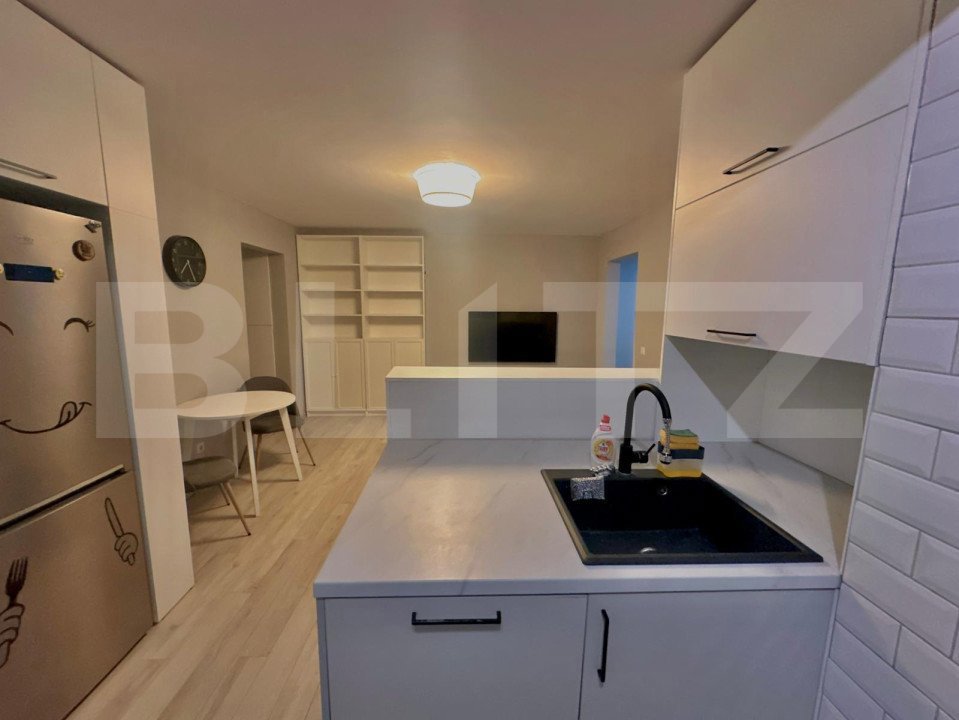 Apartament de inchiriat, cu 3 camere, 52 mp, zona Nufarul