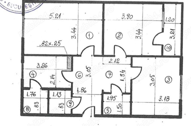 Apartament 3 camere Trapezului Prevederii