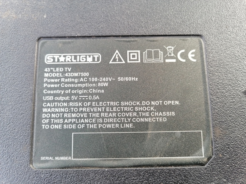 componente tv led smart  STARLIGHT