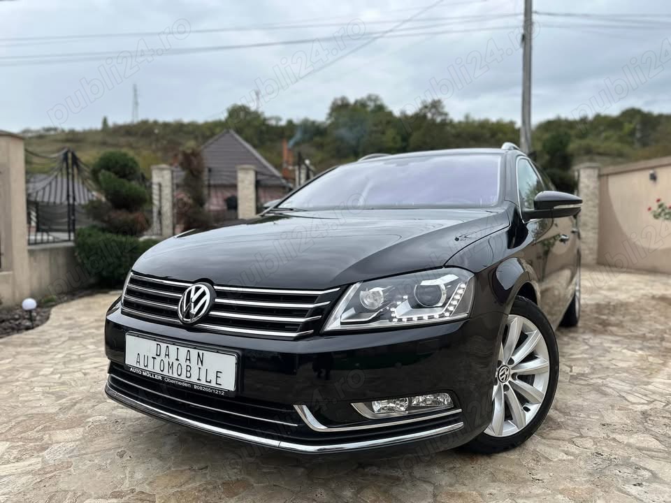 VW Passat Higline benzină 122 cp,xenon,piele,navi,garanție 12 luni