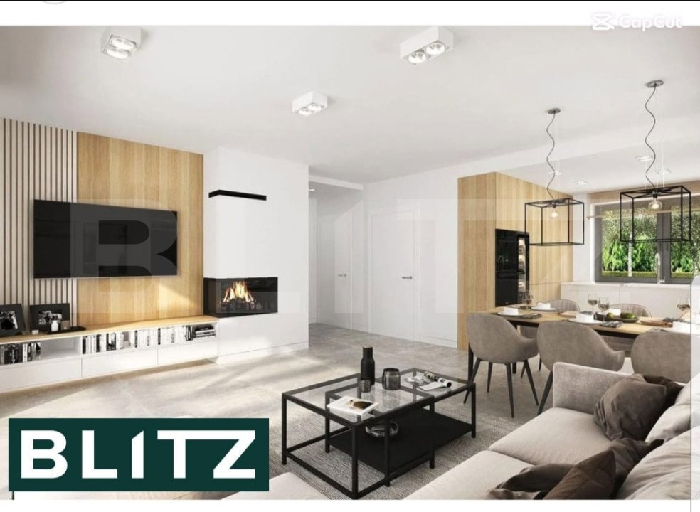 Casă modernă individuală, parter, 125 mp utili + 980 mp teren, zona Lisaura 