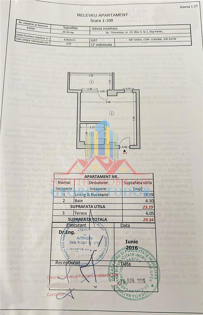 Garsoniera Str. Tineretului Nr 24, Chiajna, Dudu, 0 % COMISION