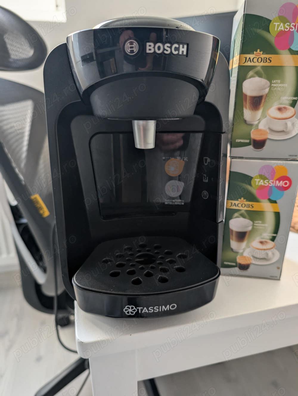 Espressor De Cafea Bosch Tassimo Putere 1300 W Presiune 3.3 Bar Capacitate 0 7l Functie Autocuratare
