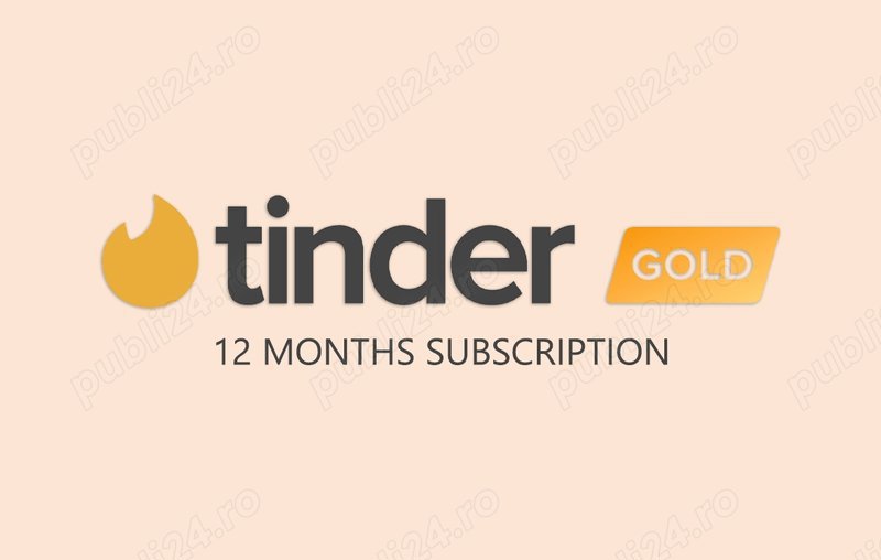 Tinder Plus   Tinder Gold   Platinum 12 luni