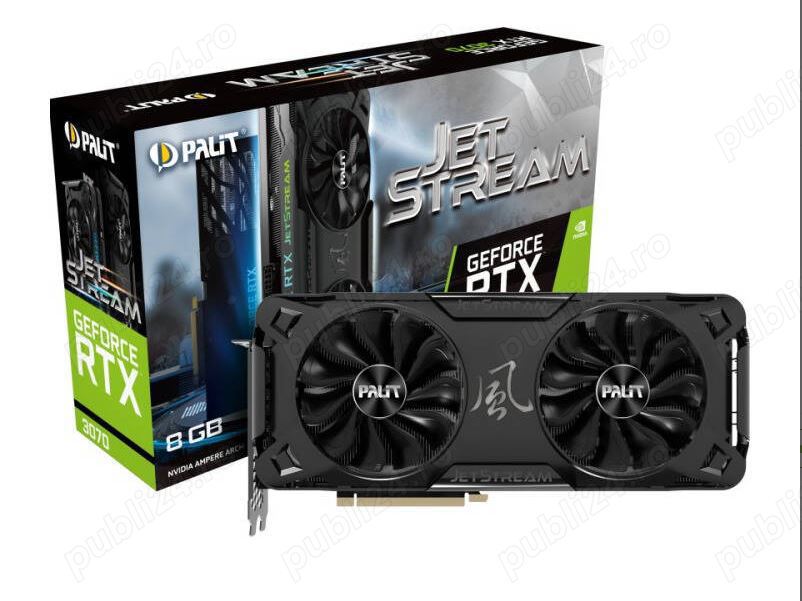 Placa video GeForce  RTX  3070 JetStream SIGILATA