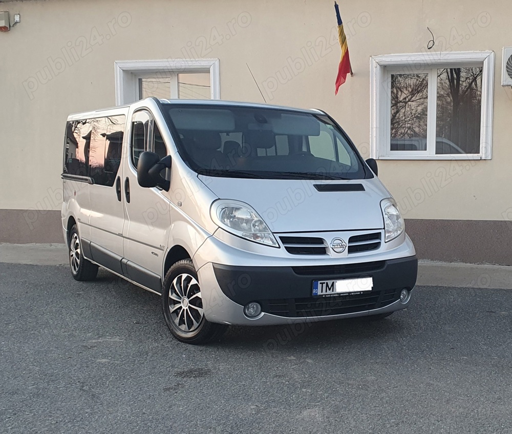 Nissan Primastar 2.0 Disel 115 cp an 2008 extra lung 6+1 viteze acte la zi fiscal pe loc