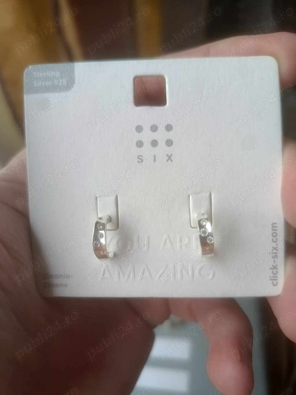 Cercei Argint Sterling Silver 925 Needle Anti Karat & Hypoallergenic