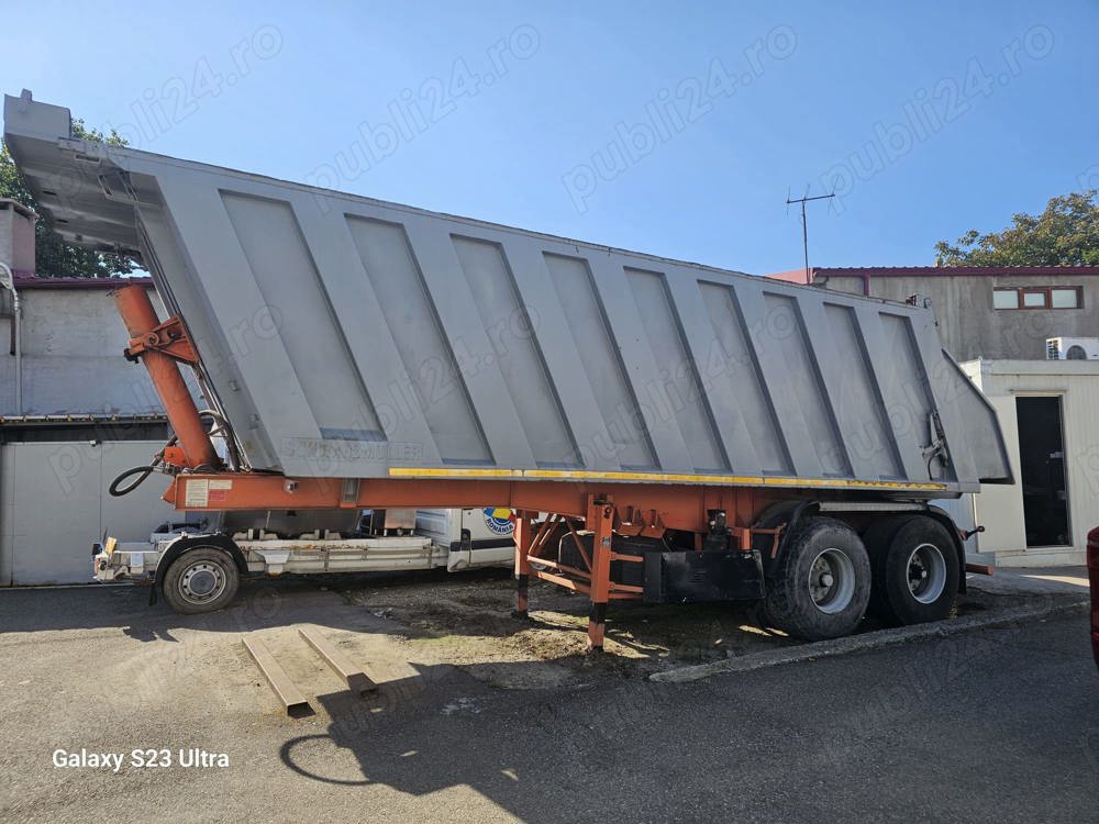 semiremorcă basculabilă SCHWARTZMUELLER - bena otel - cereale - agregate - nisip - pietris