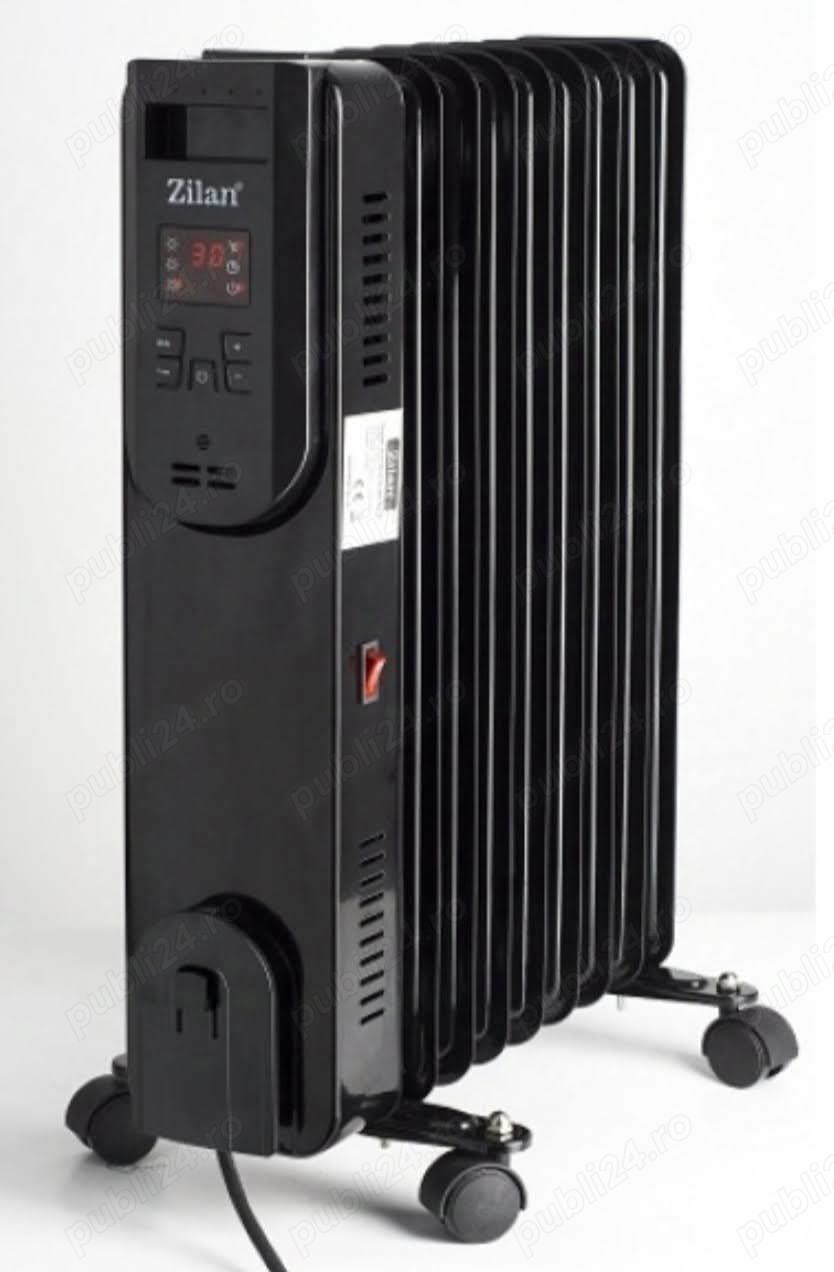 Calorifer electric Zilan cu telecomanda și termostat digital 