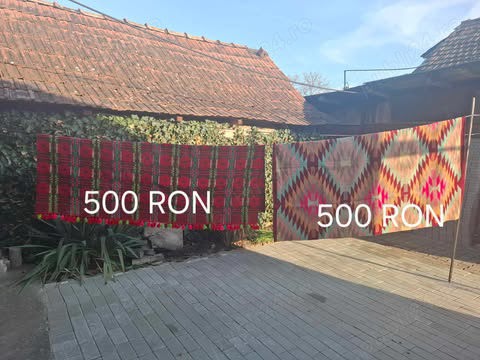 Cuverturi,carpete,fata de masa tesute manual din lana