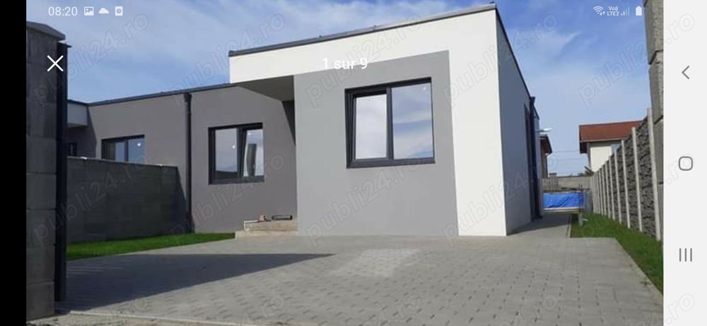 Duplex pe parter modern