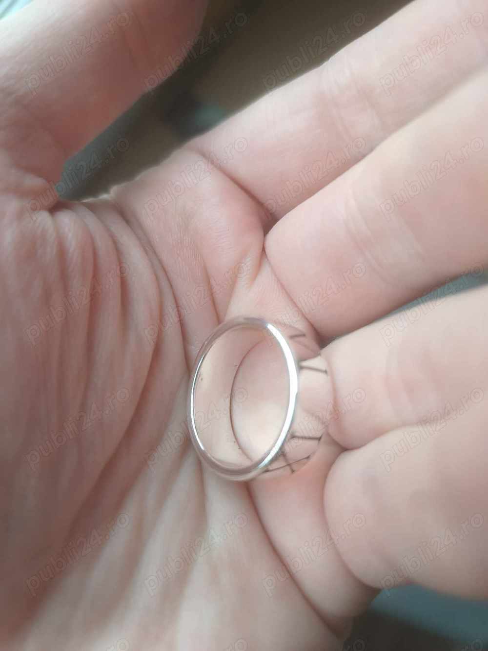 Inel Argint Sterling Silver Atlas Black Enamel Ring Size 5"