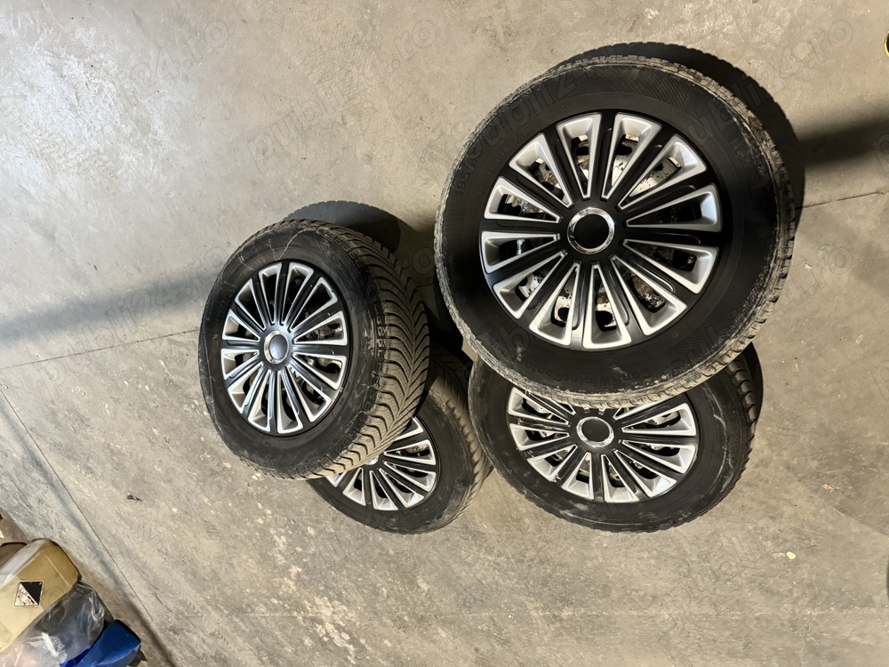 Jante cu capace 195 65 15