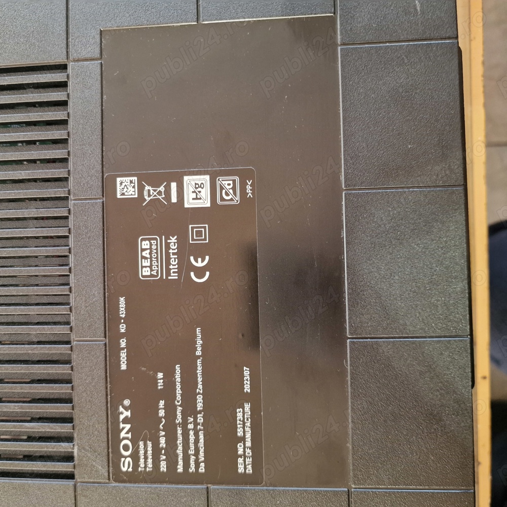 Dezmembrez smart tv Sony KD-43X80k