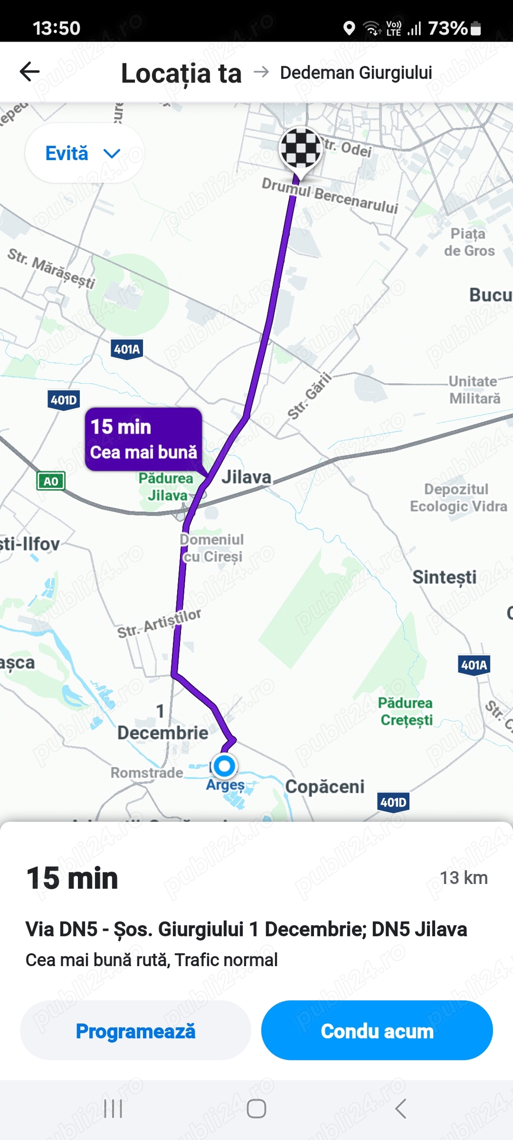 Vilă p+1+m+pod în Copaceni județul Ilfov 10 km de București