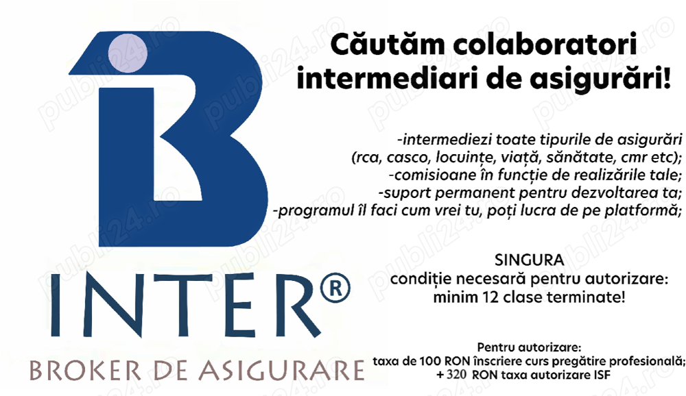 Cautam Colaboratori , Broker de Asigurari Inter Broker de Asigurare