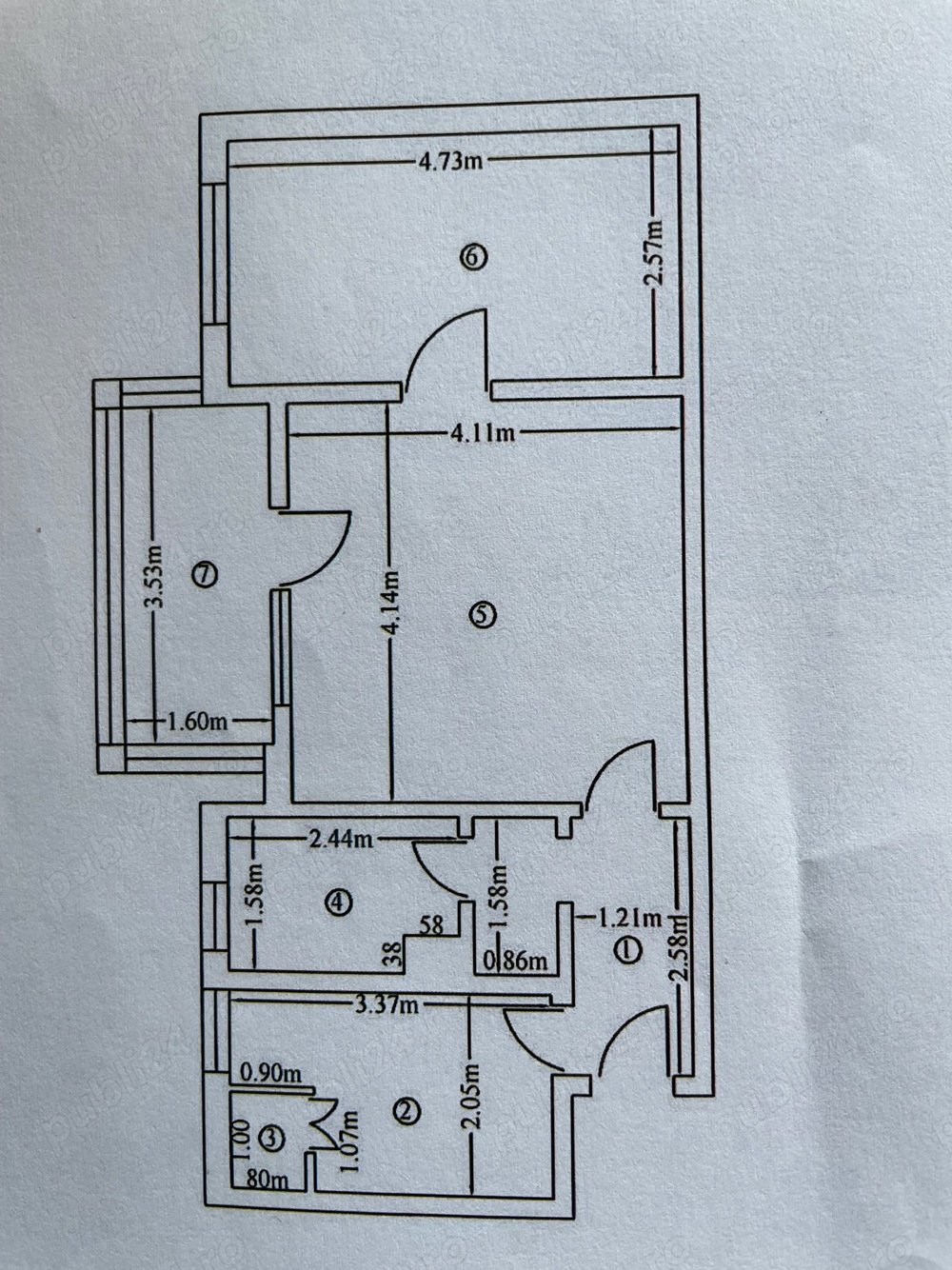 Apartament 2 camere,central