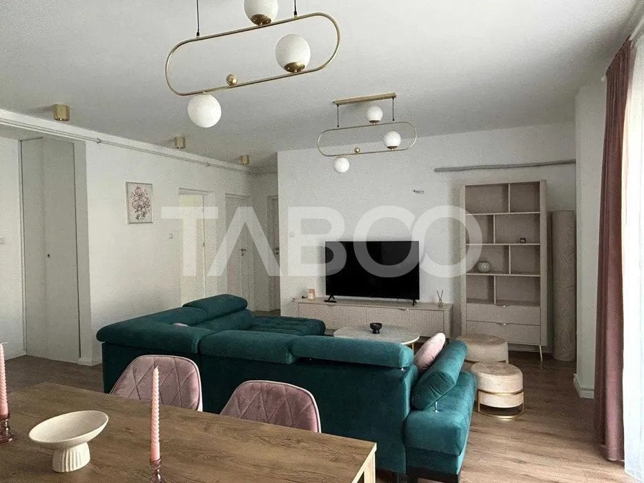 Apartament de inchiriat 3 camere si parcare subterana cu 2 bai balcon