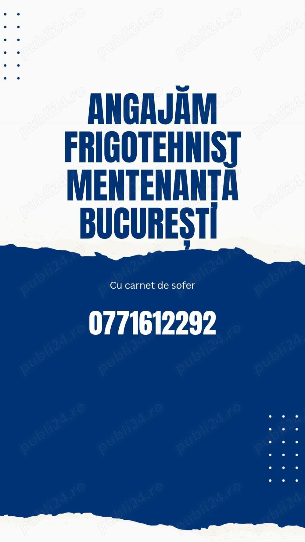 Frigotehnist mentenanta Bucuresti