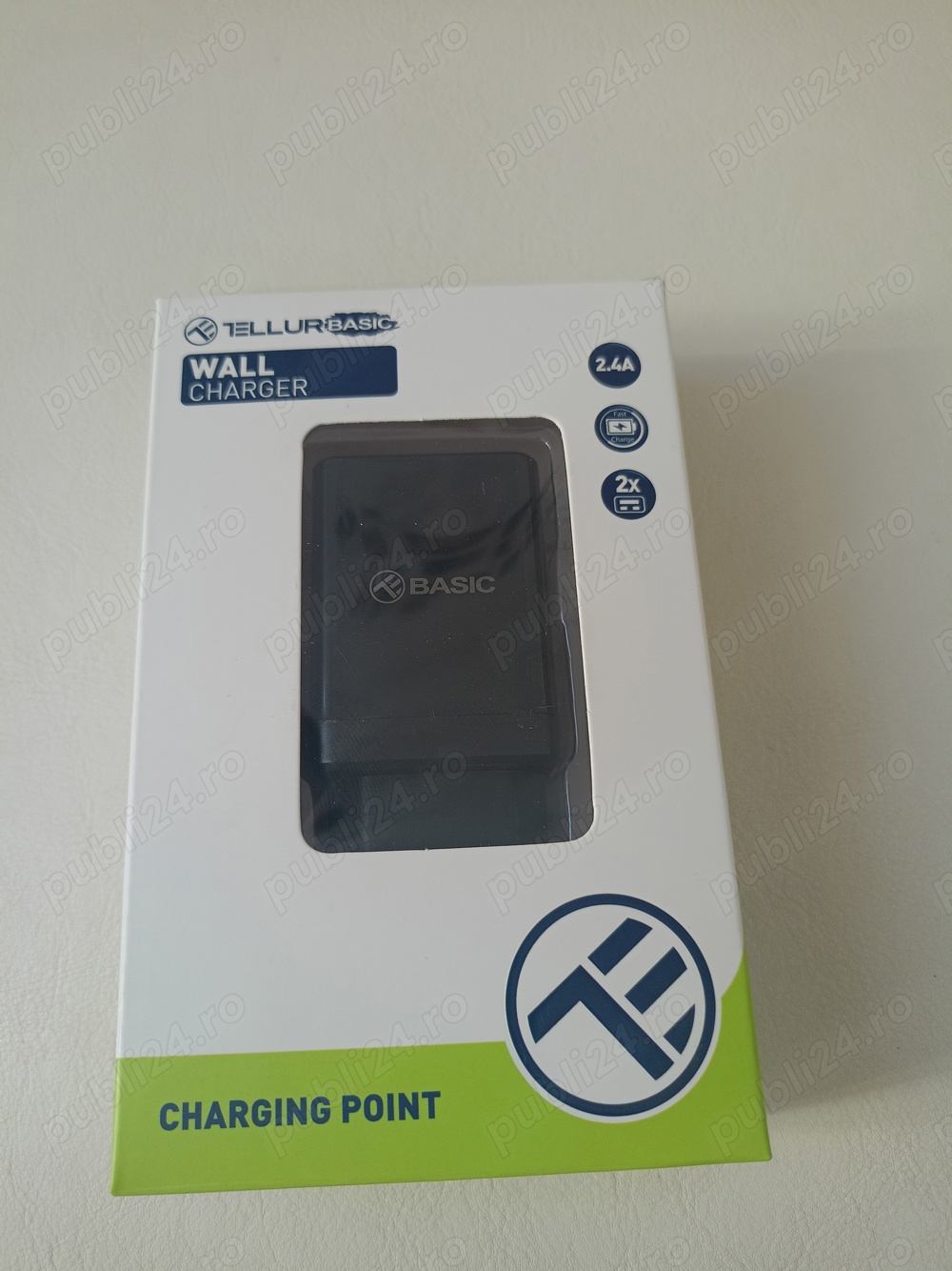 Vând cap încărcător fast charge,mufa dubla la ieșire,2.4 A,nou-nouț.