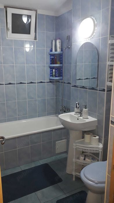 Închiriez apartament mobilat si utilat la demisol