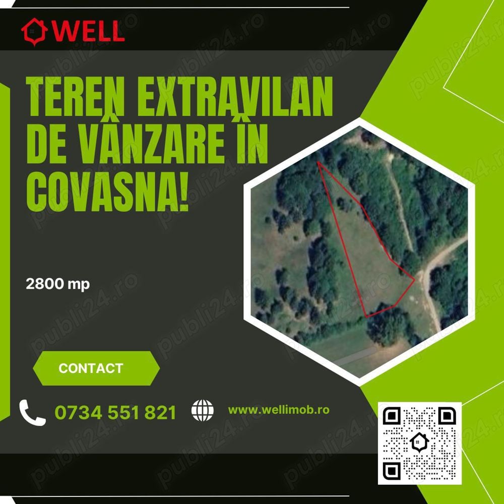 Teren extravilan de vânzare în Covasna!