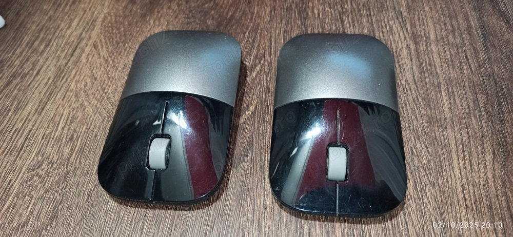 Mouse Wireless HP Z3700, Dual Mode, 1600 dpi, argintiu-negru  Mouse wireless HP Z3700 Silver, nano-d