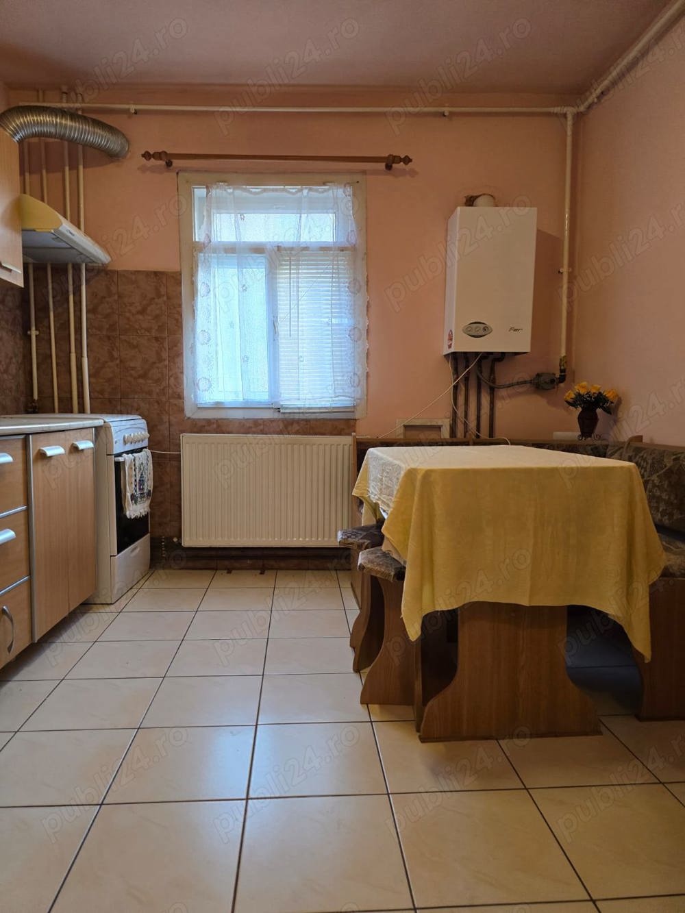 Apartament cu 3 camere decomandat Buziasului etaj 3 amenajat centrala doua bai