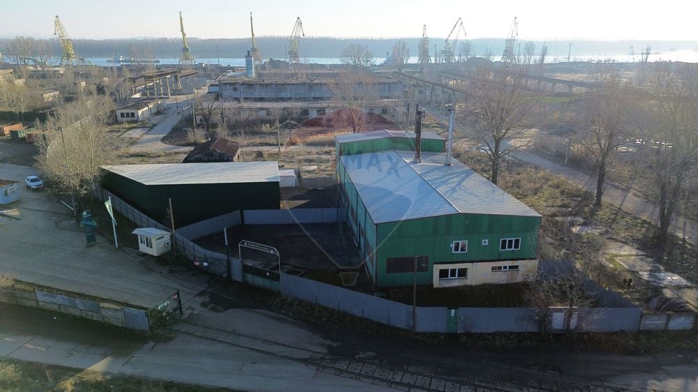 Hală industrială în Port, echipată complet incinerare deșeuri Galati