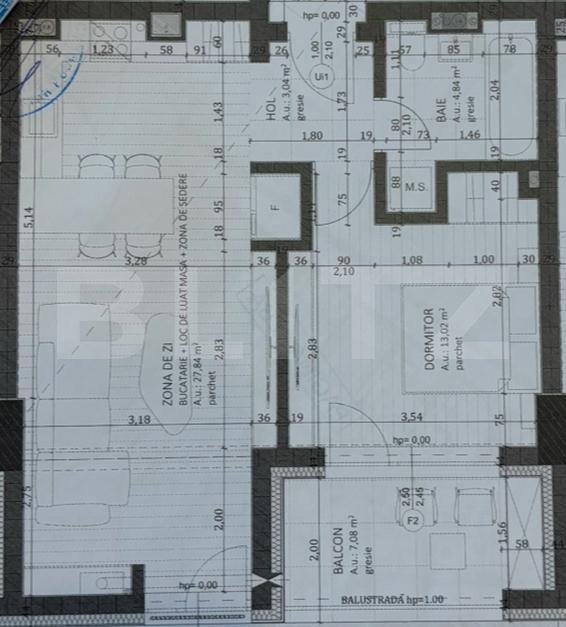 Apartament 2 camere, 49 mp, etaj intermediar, zona BMW - West Peak