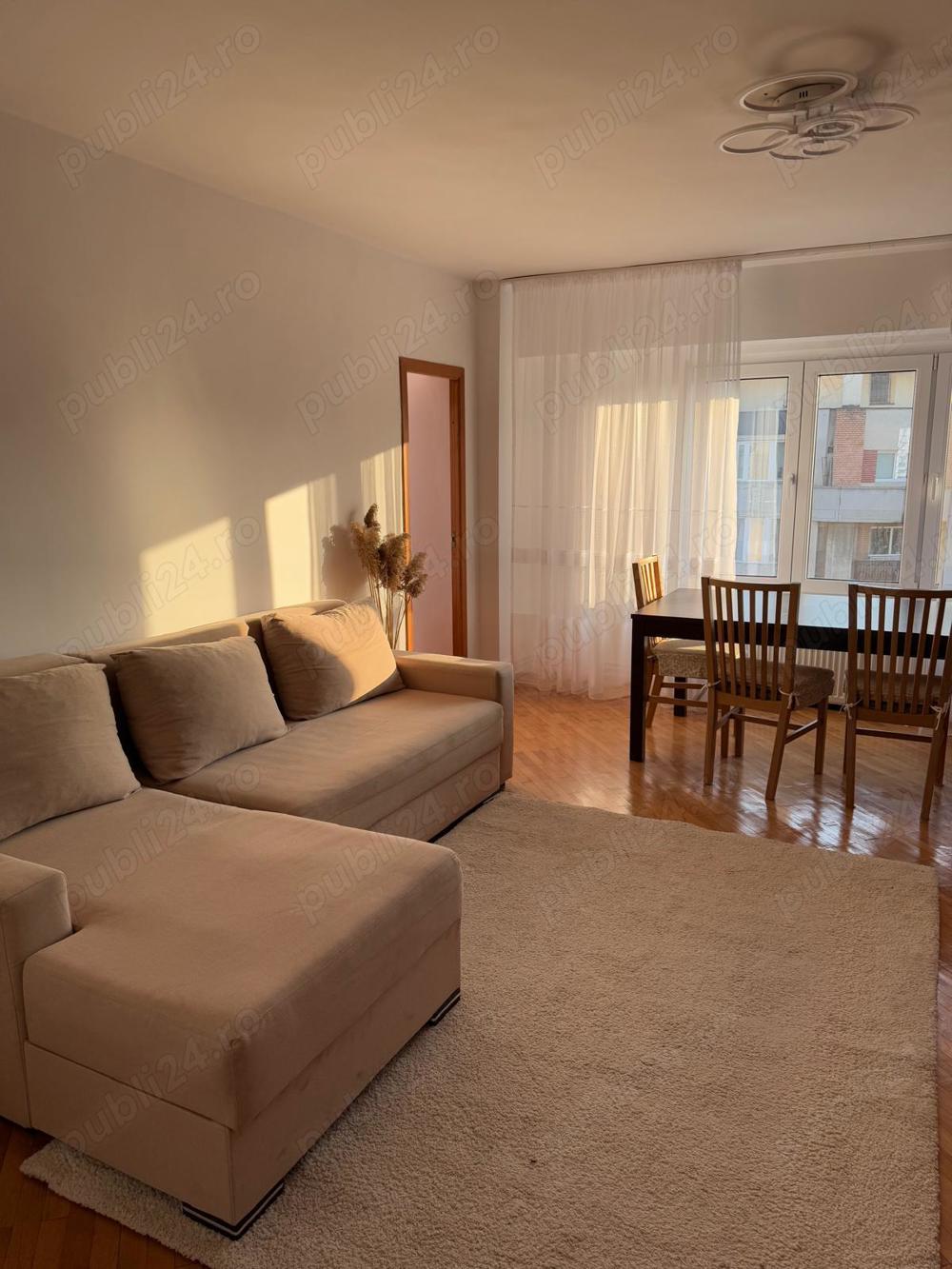 Inchiriez apartament 3 camere lujerului centrala proprie