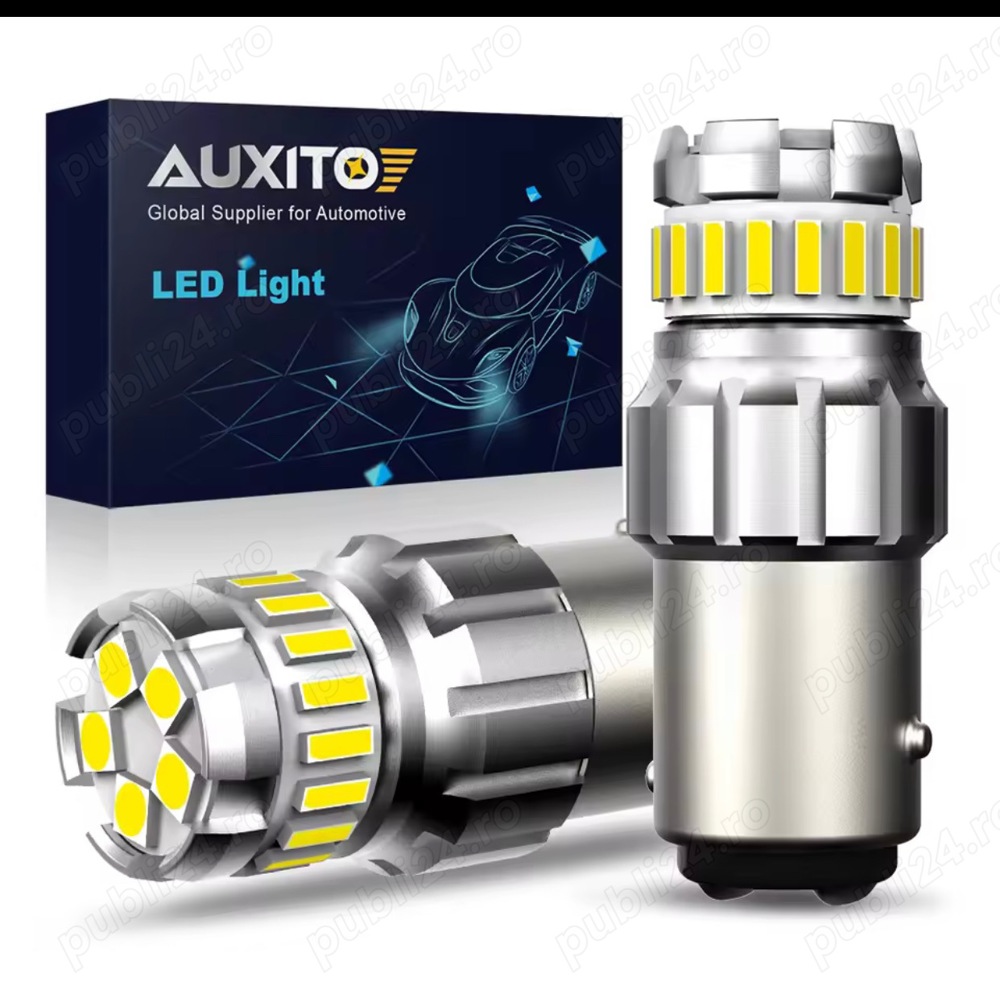  Set 2 Becuri LED, P21W Alb Rece Cip CanBus.NOI