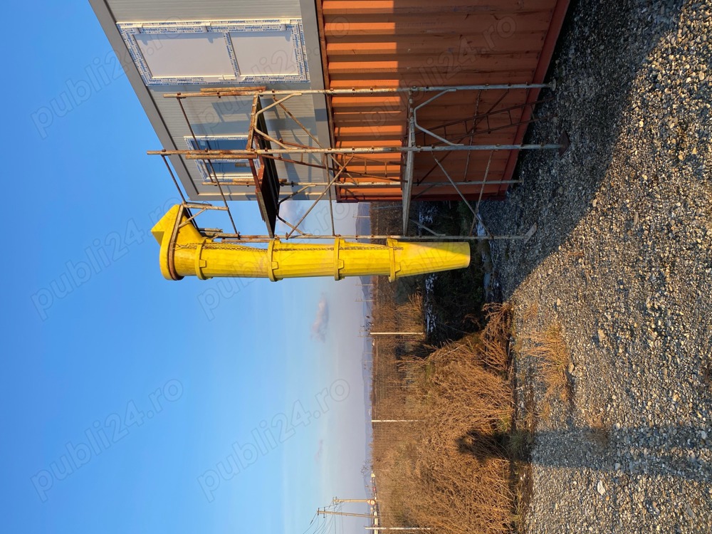 Tobogan jgheab tubulatura evacuare moloz 