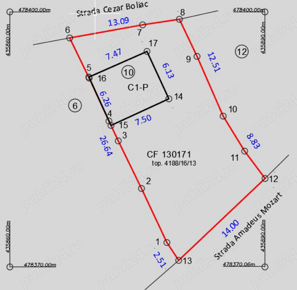 Teren intravilan 322mp zona Lazaret