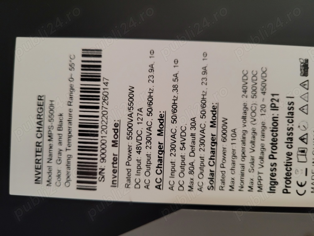 Invertor solar 3kw