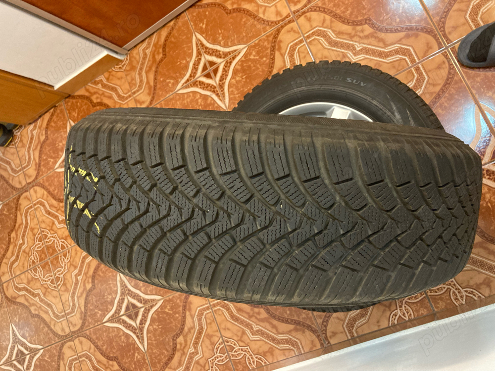 Set anvelope cu jante R16 iarna DOT 2018 Nissan Qashqai, Juke, Kadjar, Dacia Duster