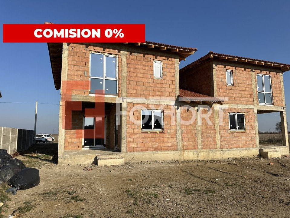 COMISION 0% Duplex individual, 5 camere si teren de 410 mp, zona Mosnita