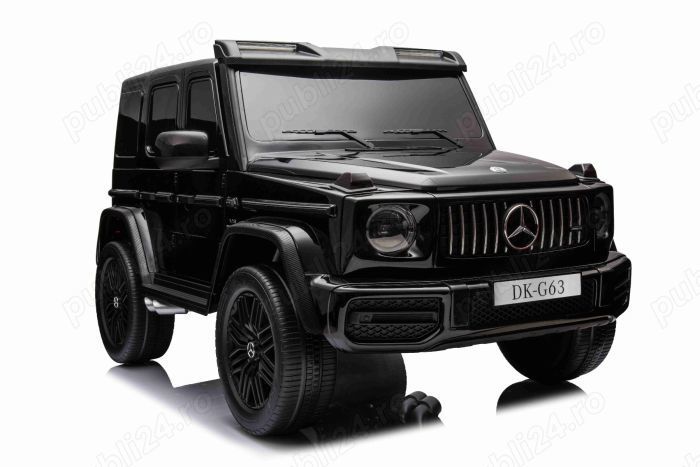Masinuta electrica pentru 2 copii Mercedes G63 4x 200w 24V, 14Ah, Mp3