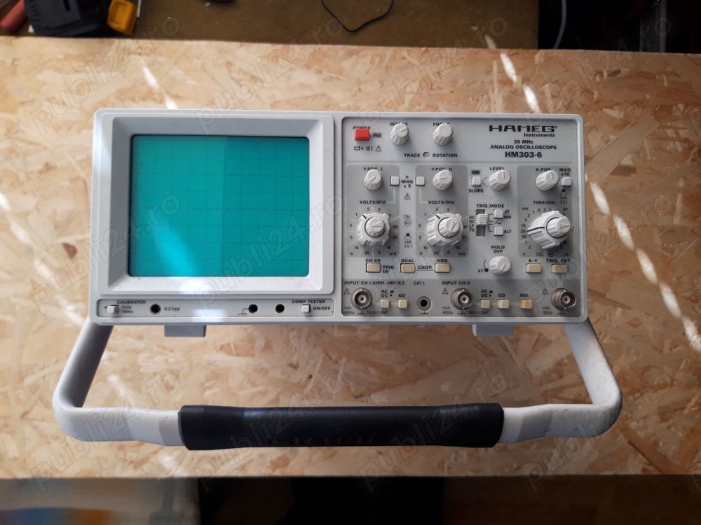 Vand osciloscop, micrometru, subler, altele.