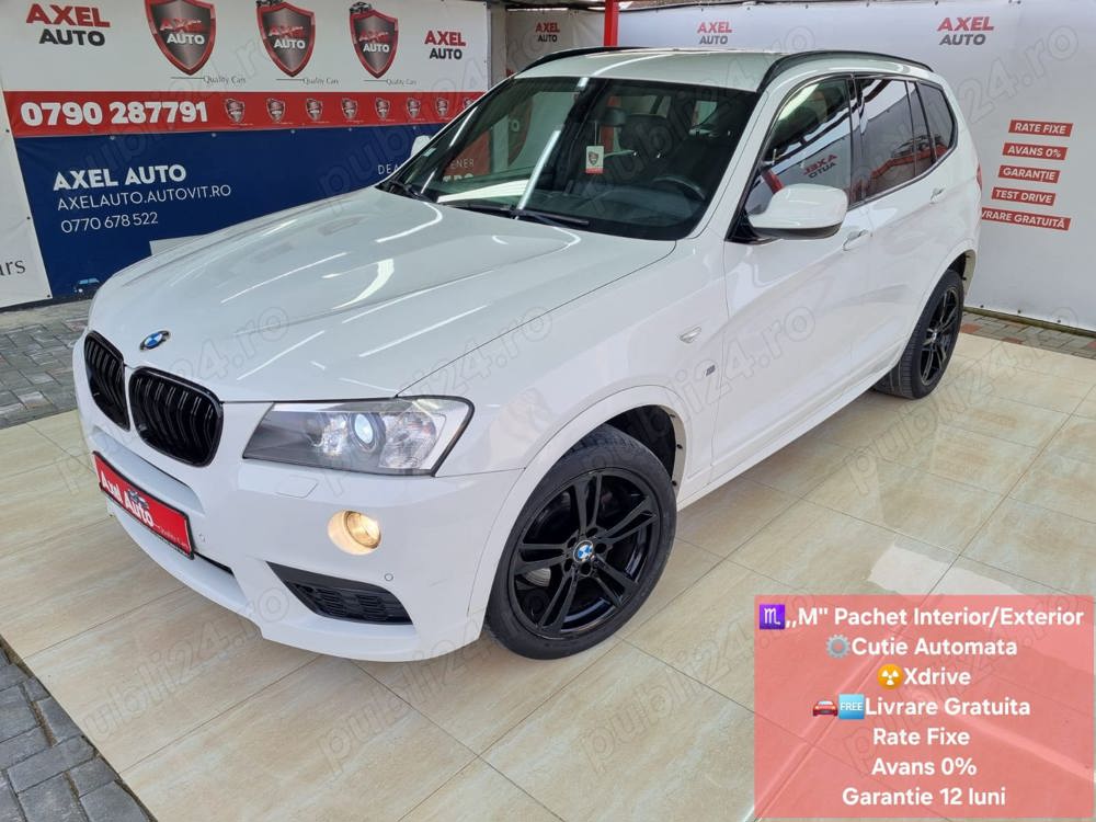 Bmw X3 xDrive, An 2011 06, Motor 2.0Diesel, 184CP, Euro 5, Rate Fixe, Avans 0% Livrare Gratuita