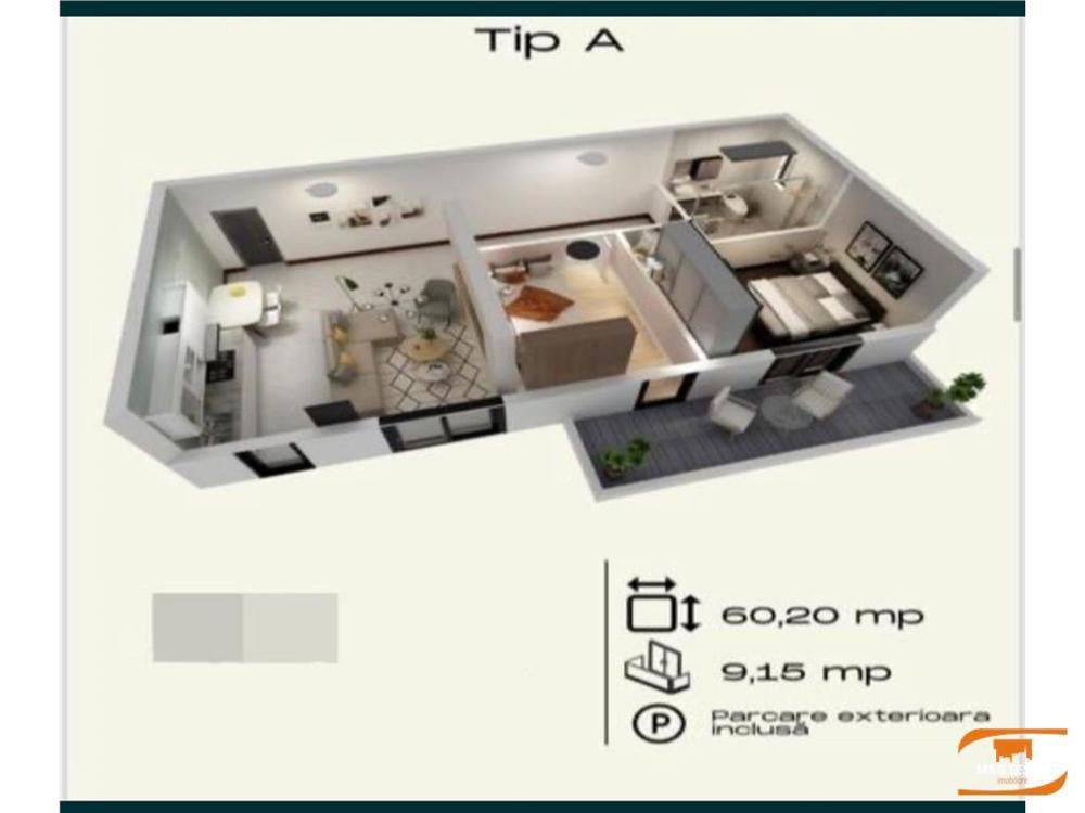 Apartamente 2,3 camere TORONTALULUI