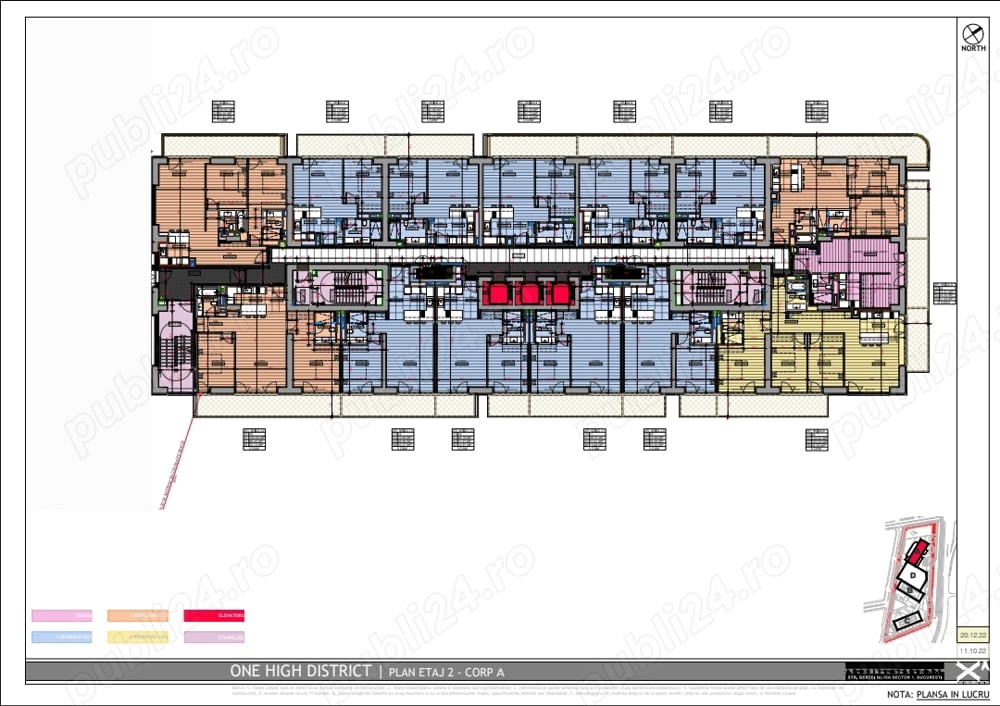 Proprietar vând Apartament 2 camere + Loc de parcare ONE High District