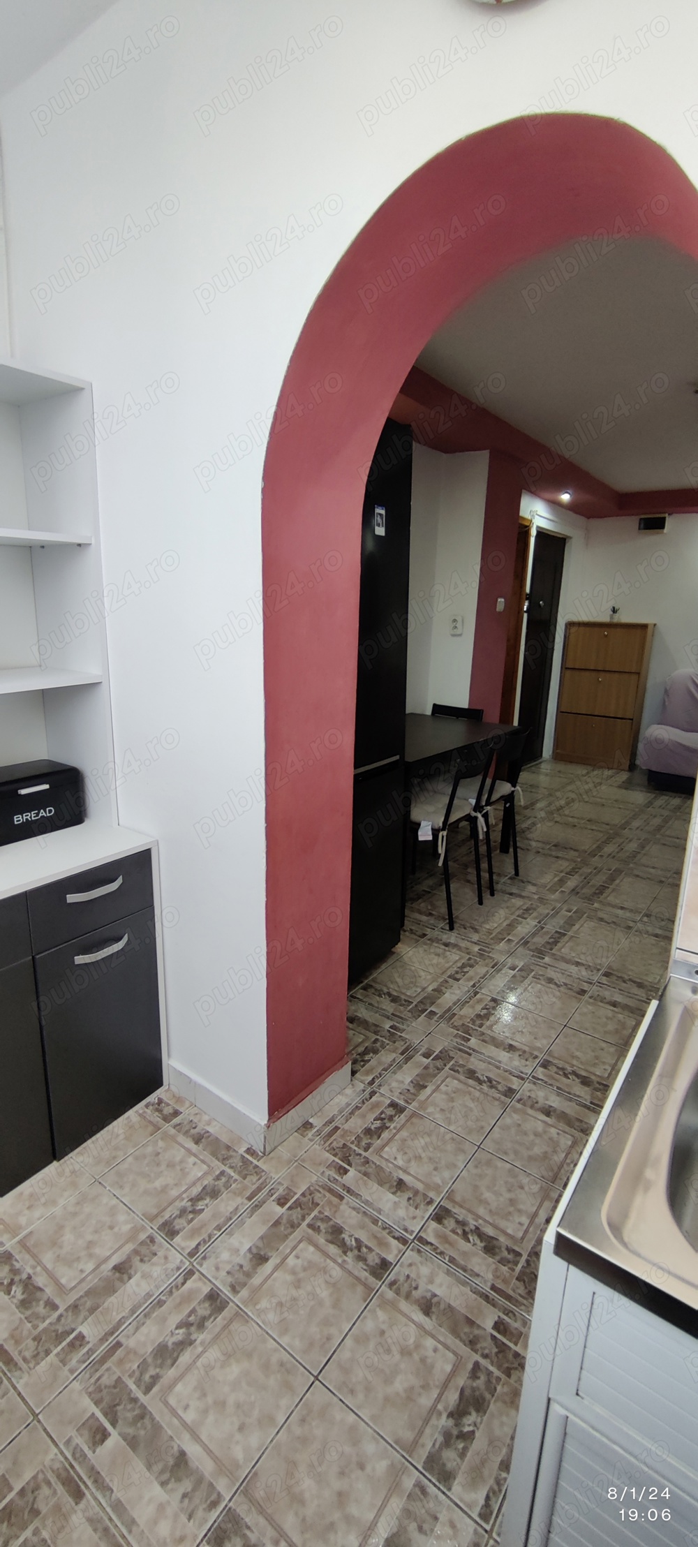 Apartament 2 camere, modificat, open space, mobilat, Aradului Est Direct proprietar!