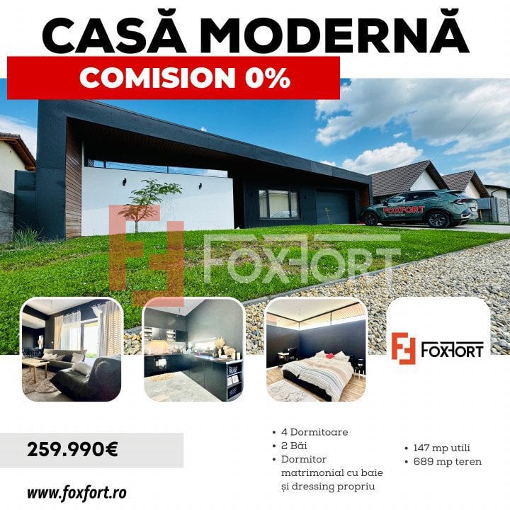 COMISION 0% Casa moderna si eleganta in Sag