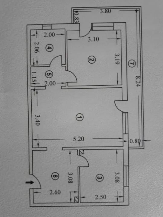 Vanzare apartament 2 camere, Stefan cel Mare, Bucuresti