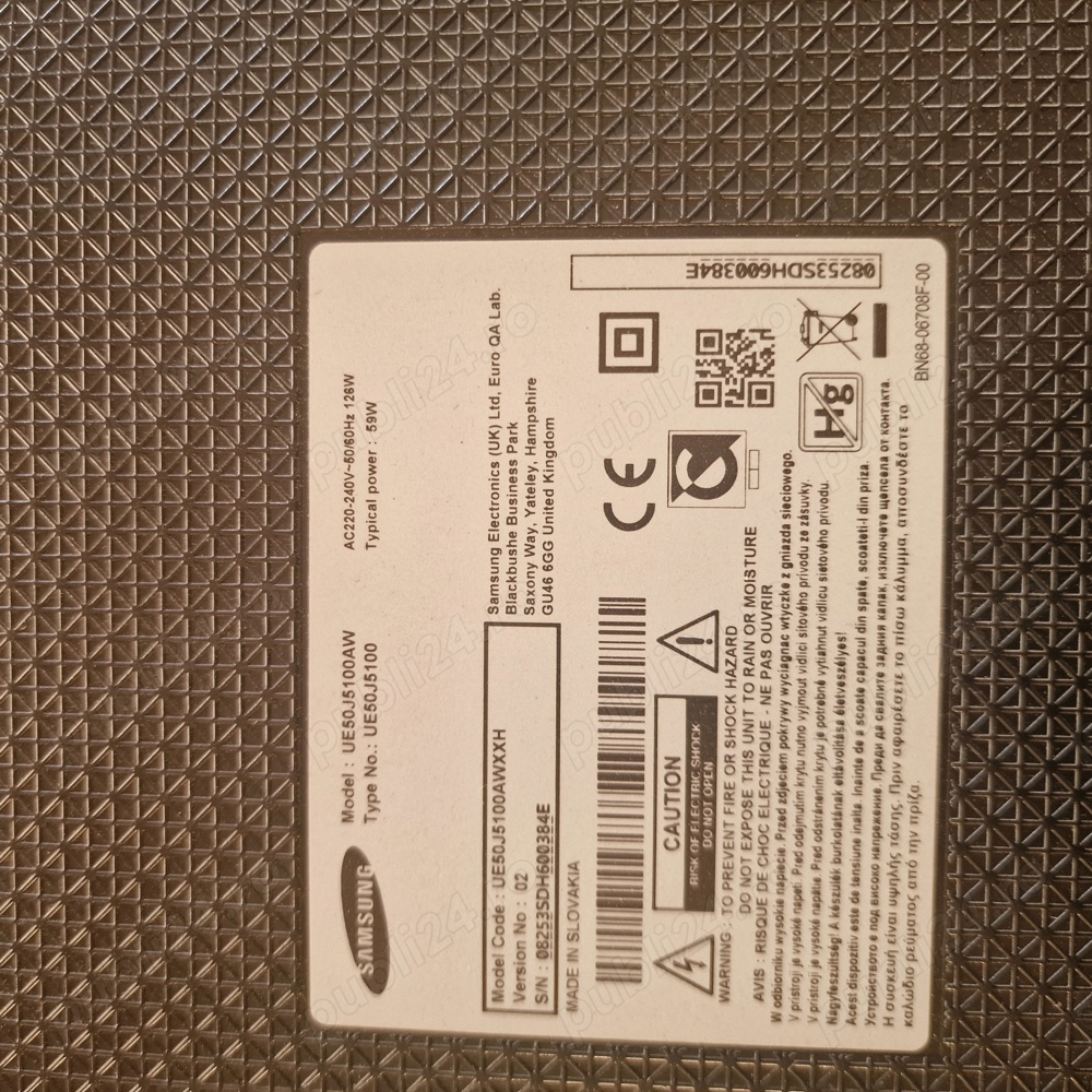 Dezmembrez led tv Samsung UE50J5100