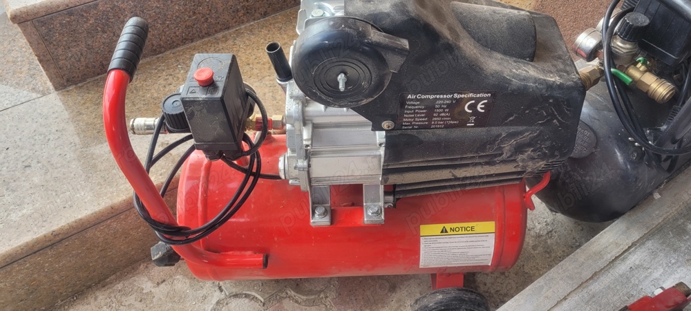 2 Compresoare aer 24 litri 1-Kinzo